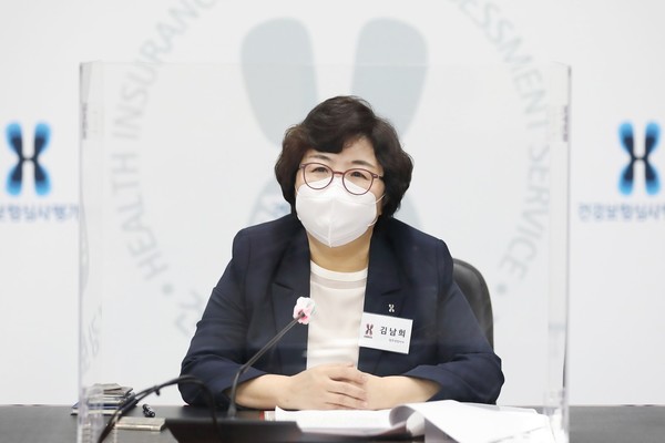 심평원 김남희 업무상임이사가 5일 전문지기자협의회와 간담회를 진행했다. 