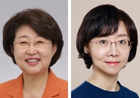 보건복지부 김승희(왼쪽) 장관 내정자, 식품의약품안전처 오유경 신임 처장