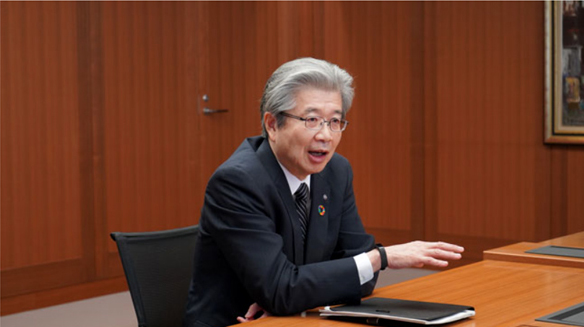 다이이찌산쿄 수나오 마나베 CEO. 회사 홈페이지 캡처.
