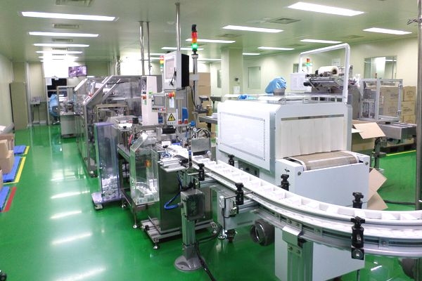 제약회사 생산시설.