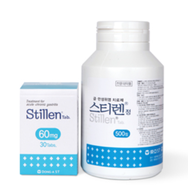 동아에스티가 식약처로 부터 허가받은 천연물신약 스티렌정