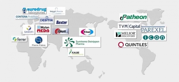 부광약품이 보유한 R&D 및 품목 라이센스 파트너들.