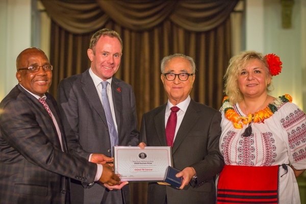 23일 네덜란드 헤이그에서 열린 제12회 고촌상 시상식