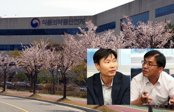 융복합혁신제품지원단 오정원(오른쪽), 정현철 팀장.