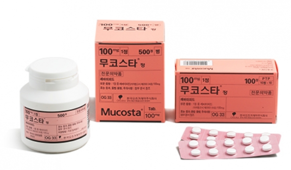한국오츠카제약 레바미피드 성분 치료제 '무코스타'