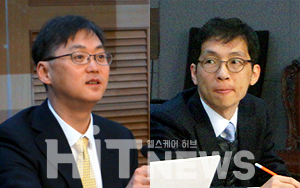 이대호 서울아산병원 교수(왼쪽)와 최경호 복지부 사무관