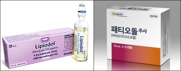 (왼쪽부터) 게르베코리아의 리피오돌, 동국제약의 패티오돌