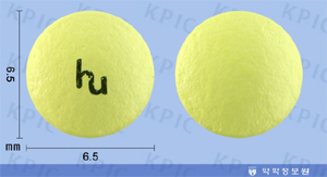 휴온스 자궁수축제 '휴메트린정'(사진출처=약학정보원 낱알식별검색)