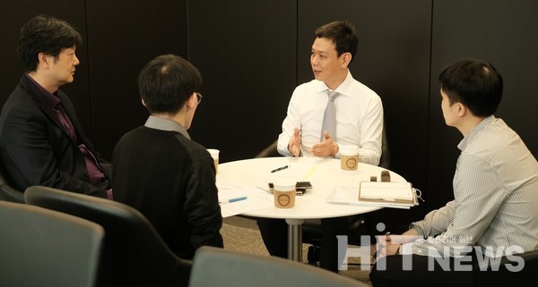 제약산업의 특성상 10~15년 긴 호흡을 갖고 이연제약을 응원해달라고 당부했다. (사진=히트뉴스 포토그래퍼 마빈)