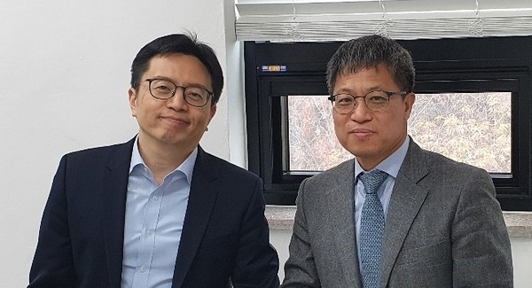 히트뉴스는 지피씨알 신동승 대표(오른쪽)와 임재혁 사업개발이사(CBO)를 만나 이번 파이프라인 도입을 통해 향후 회사의 신약개발 전략을 들어봤다.