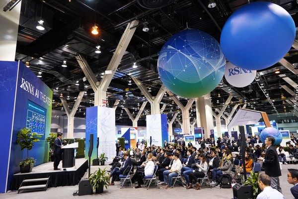 RSNA 2019에 참석한 서범석 대표(출처 : 루닛 보도자료)