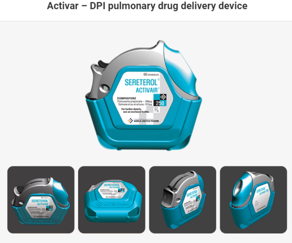 경폐흡수 약물 전달장치 'Activar(액티베어)' (사진제공=한국유나이티드제약)