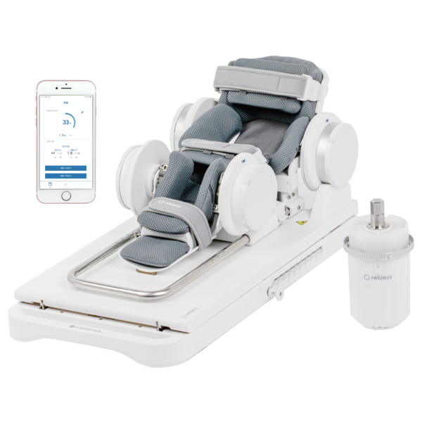 에이치로보틱스 '리블레스 구성(왼쪽부터 앱, 기기, 구동모터)'