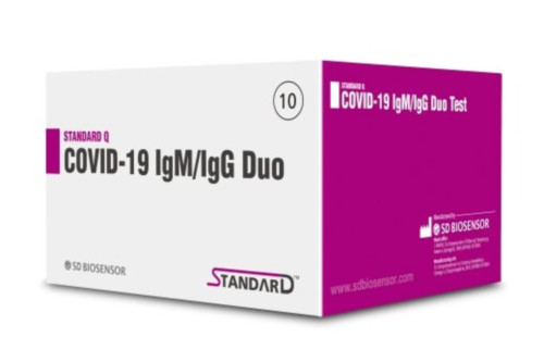 SD바이오센서 신속항원카지노사이트 'Standard Q Covid-19 lgM/lgG Duo'