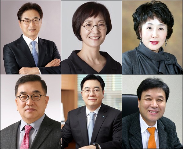 (왼쪽부터) 시계방향 원희목 한국제약바이오협회장, 이영신 한국글로벌의약산업협회 부회장, 조선혜 한국의약품유통협회장, 김동연 한국신약개발연구조합 이사장, 조용준 한국제약협동조합 이사장, 이경국 한국의료기기산업협회장