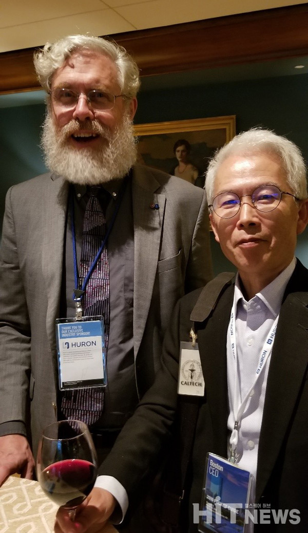             Biotech Guru George Church 교수와 함께 바이오텍에 대해 대화                                                             (2019년 Boston CEO Conference)
