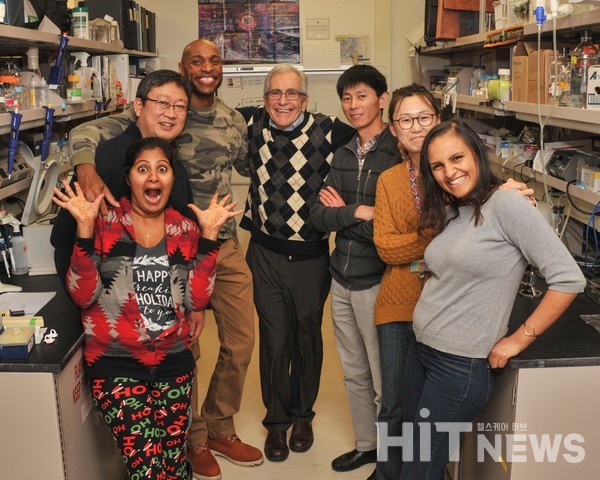 2016년 USU에서 근무할 당시 Dr. David Scott 랩 멤버들과 함께.