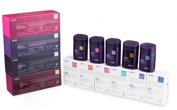 동아제약 건강기능식품 브랜드 셀파렉스 15종, (좌)에센셜 라인 4종, (우)솔루션 라인 11종