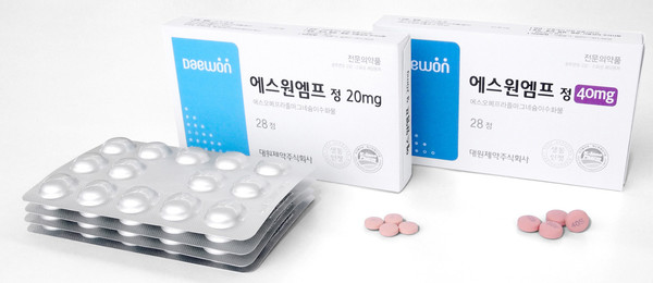 대원제약 에스오메프라졸 성분 PPI '에스원엠프' (사진제공=대원제약)