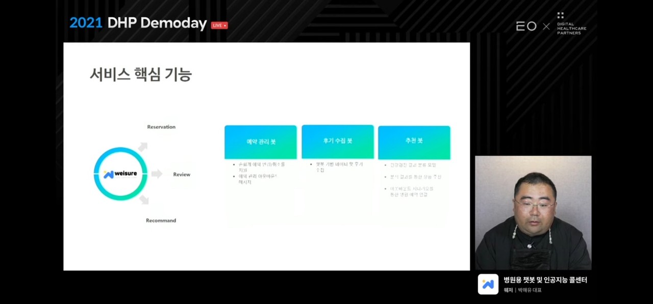 웨저의 서비스 핵심 기능