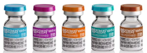 JW중외제약의 A형 혈우병 치료제 및 예방요법제 헴리브라(성분명 에미시주맙)