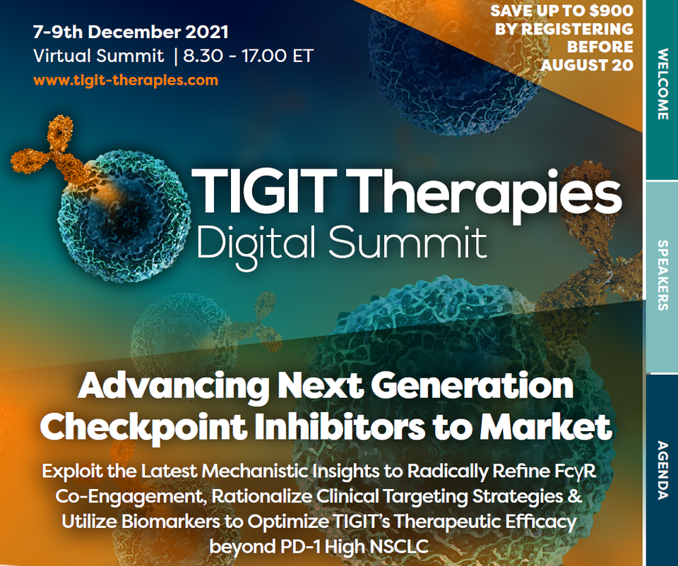 작년부터 TIGIT Therapies Digital Summit이 열리고 있다. https://tigit-therapies.com/ 웹사이트에 방문하면 브로셔를 다운로드할 수 있다. 브로셔에 있는 주요 아젠다만 보더라도 TIGIT 관련 학계와 산업계의 동향을 확인할 수 있다.