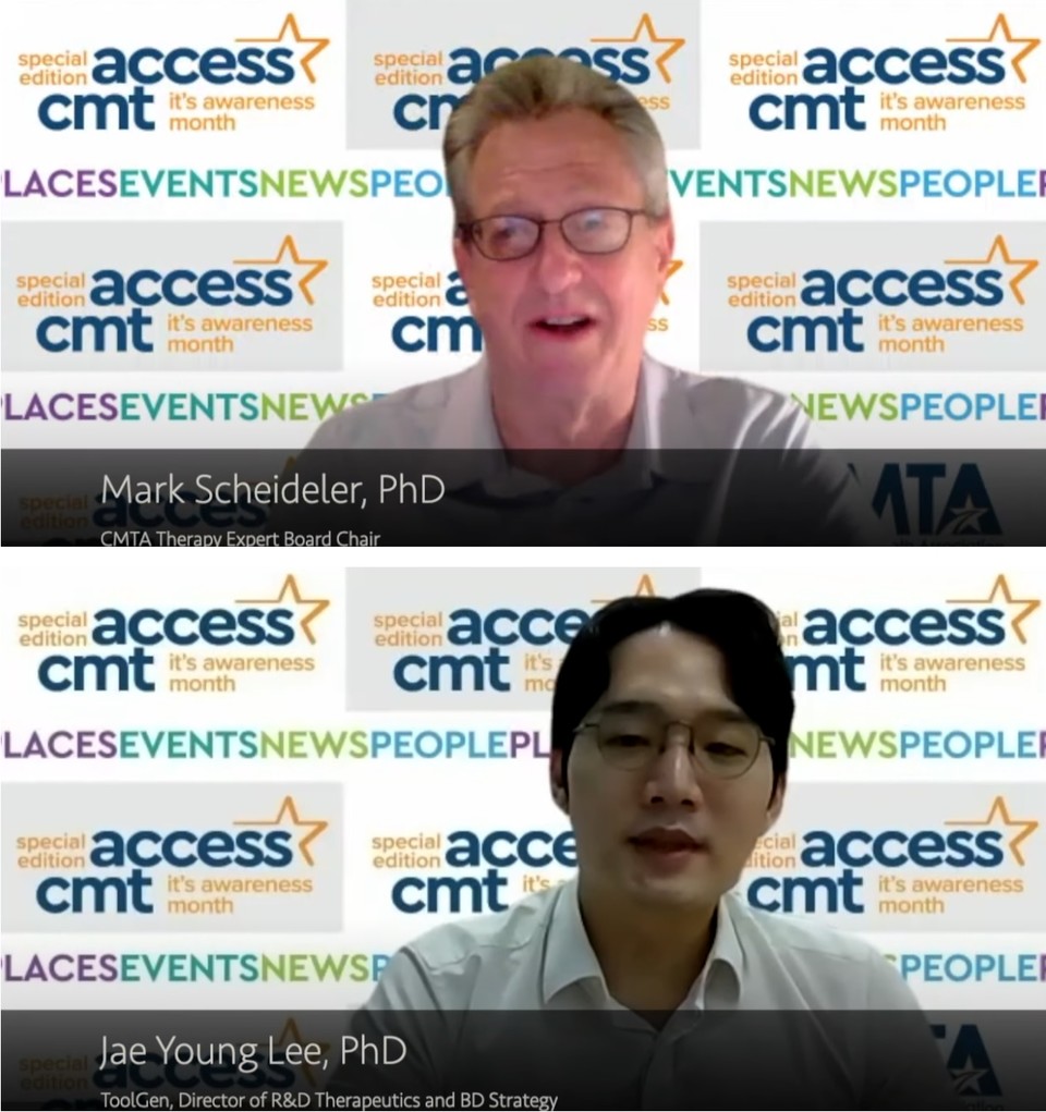 Amy Gray 'CMTA' CEO(위)와 이재영 '툴젠' 치료제개발파트장(아래)