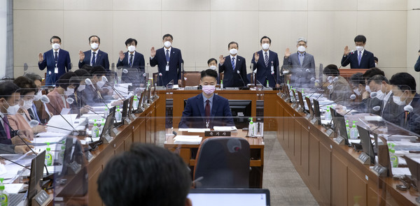 국회 보건복지위원회 2021 국정감사(국회 제공)