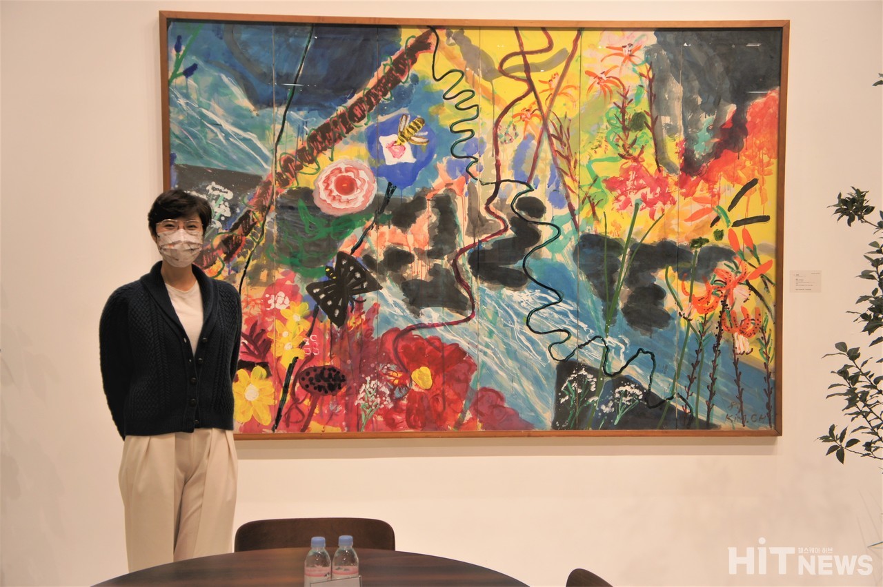 박미라 캔서테이너가 근무하는 '서울옥션' 사옥에서 인터뷰를 진행했다.