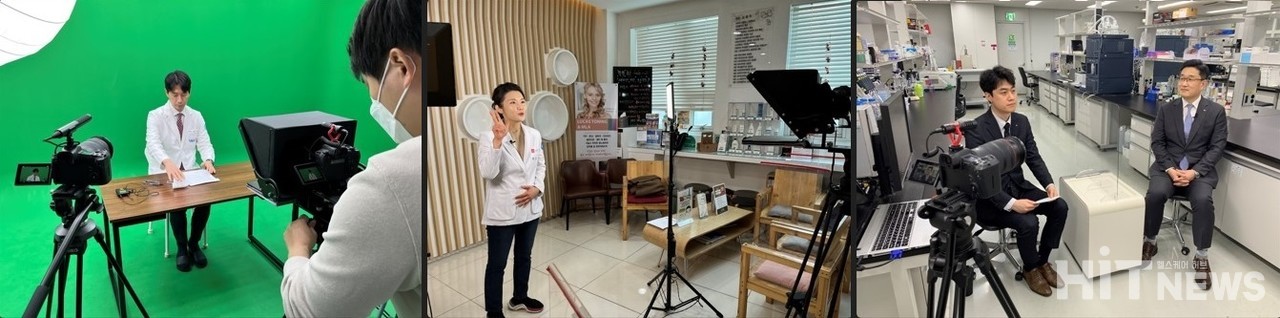 JW중외제약 미디어 콘텐츠 촬영모습 (사진제공 : JW중외제약 )