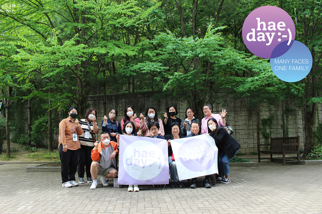 유전성혈관부종환우회 국제 네트워크 행사 hae day 기념사진