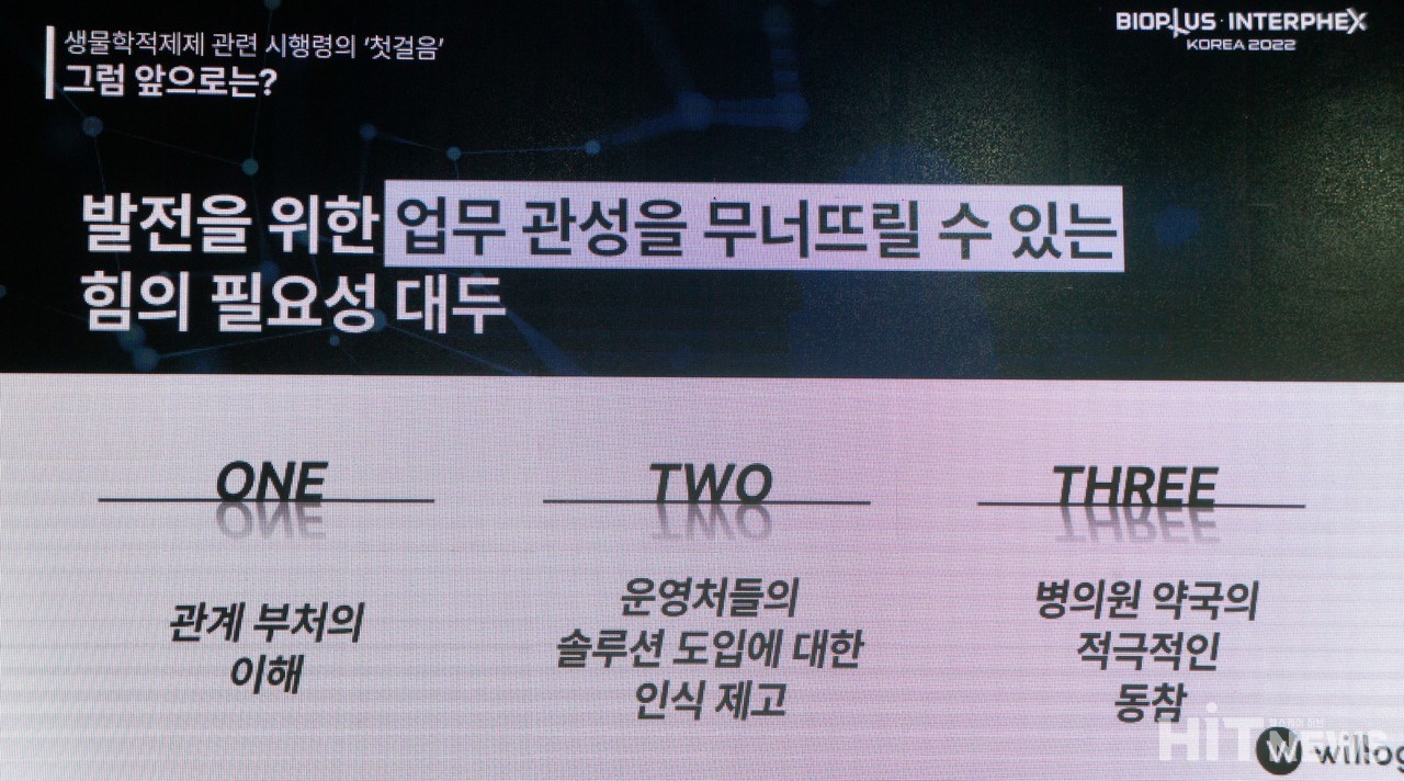 김정모 CTO는 콜드체인 디지털화 발전을 위해, 업무 관성을 무너뜨릴 수 있는 힘의 필요성을 강조했다.