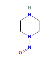 1-N-nitroso-piperizine(NPAZ) 구조식