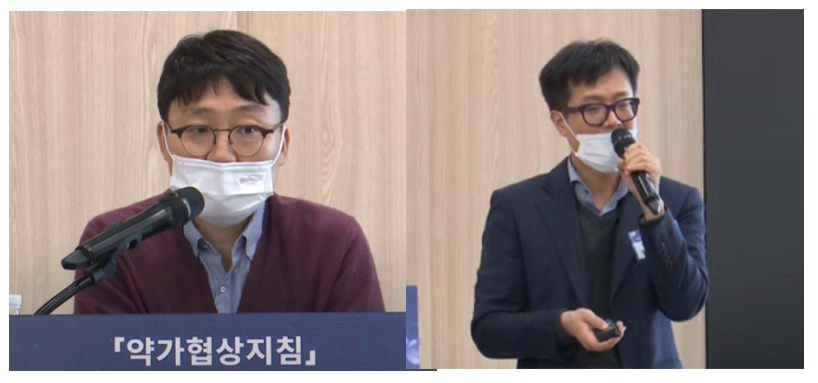 제네릭관리부 김태균 팀장(좌) 사용량관리부 김형민 팀장(우)