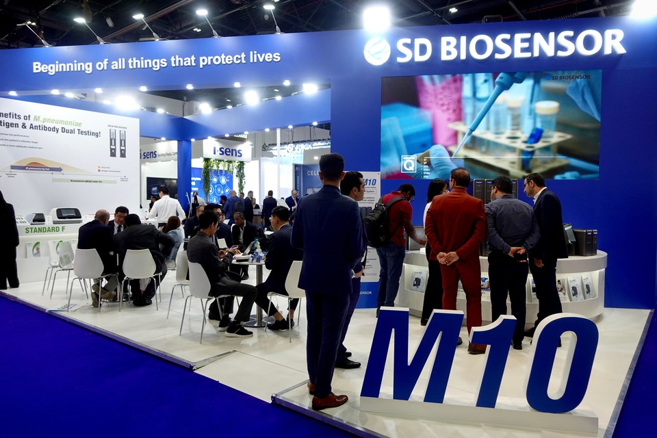 에스디바이오센서 MEDLAB 2023 부스