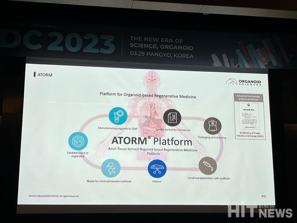 오가노이드사이언스의 아톰 플랫폼(ATORM Platform)