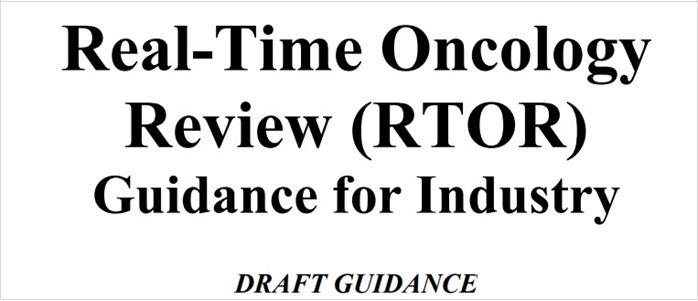 FDA OCE가 발간한 실시간 항암제 심사(RTOR) 산업 지침서 초안 (출처 : FDA)