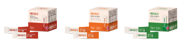 휴온스, 메리트C 3종 제품 이미지