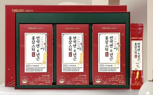 대원제약 면역엔 6년근 홍삼스틱