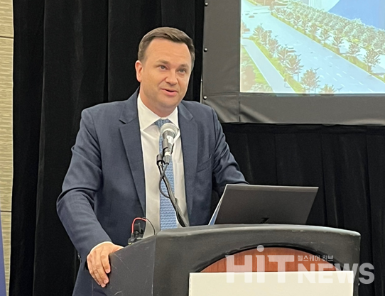 케빈 샤프 삼성바이오로직스 미주법인 세일즈 담당(Head of Samsung Biologics America-SalesㆍSBA-S) / 사진=남대열 기자