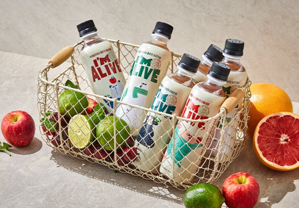 항산화 발효음료 '아임얼라이브 콤부차' /사진=HLB글로벌 제공