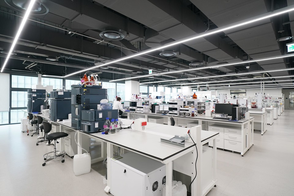 한독 퓨쳐 콤플렉스 내 연구실. / 사진=한독