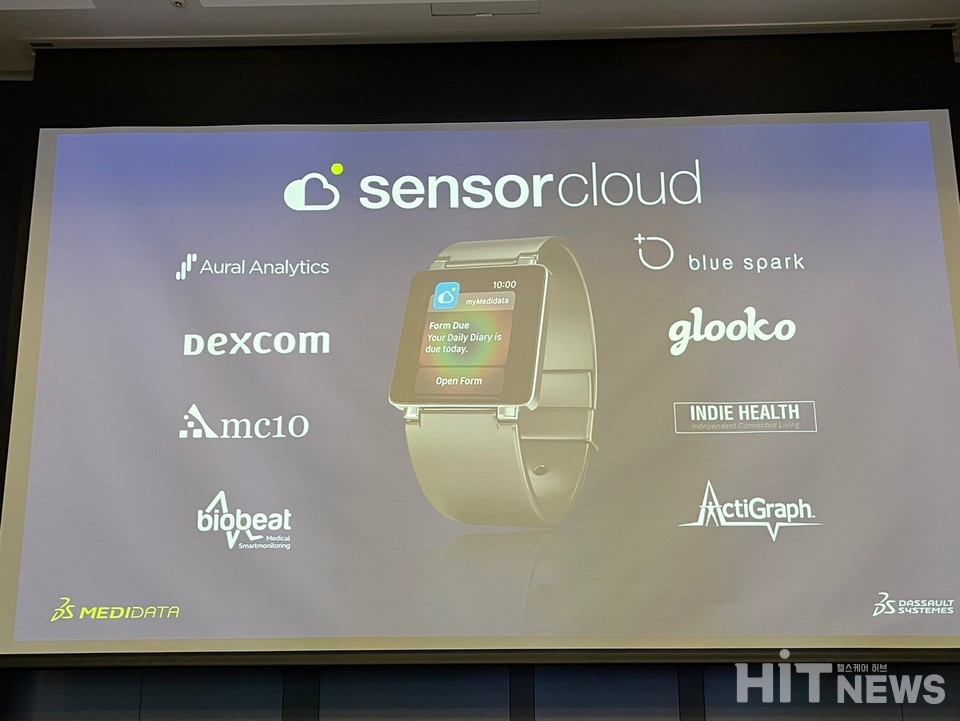 메디데이터의 '센서 클라우드(Sensor Cloud)' / 사진=남대열 기자