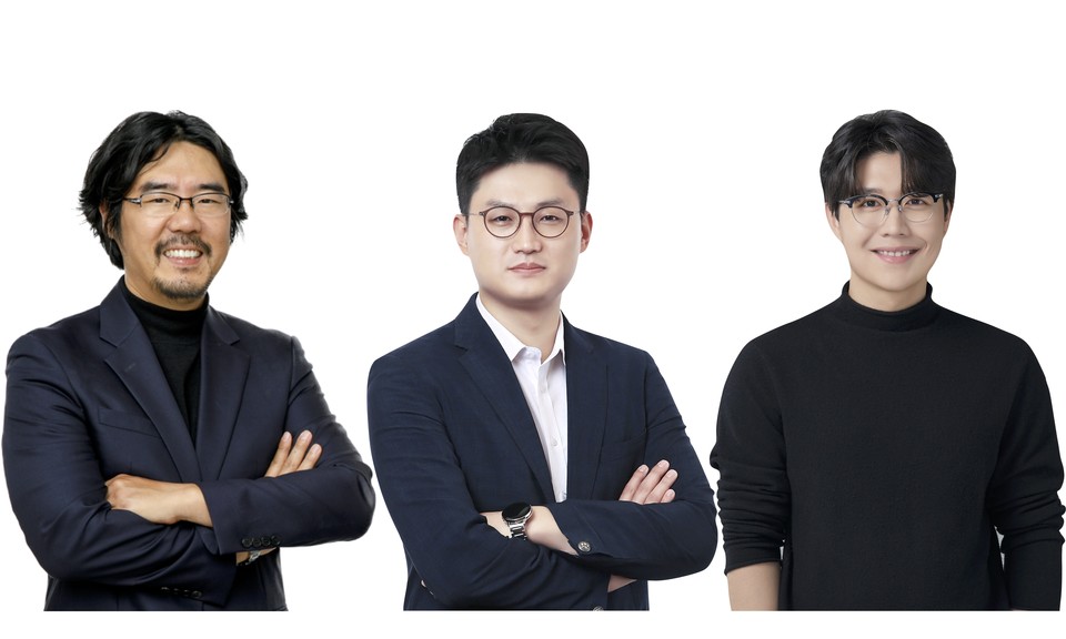 (왼쪽부터) 뷰노 공동 창업자인 김현준 대표와 정규환 교수, 딜라이트룸 창업자 신재명 대표 / 사진=DHP