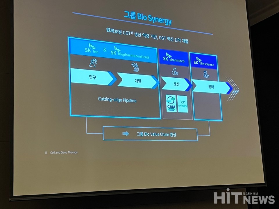 CGT의 경우 SK그룹 내 바이오 사업과 시너지를 창출하는 것이 가능하다. / 사진=남대열 기자