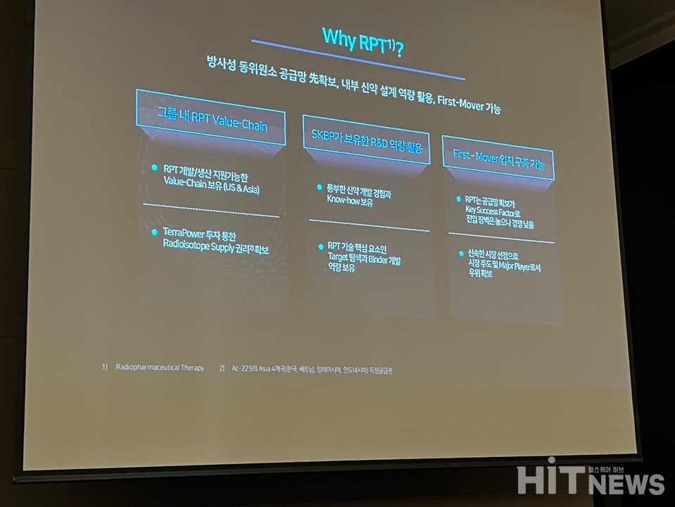 SK바이오팜이 방사성의약품 치료제(RPT) 개발에 나서는 이유 / 사진=남대열 기자