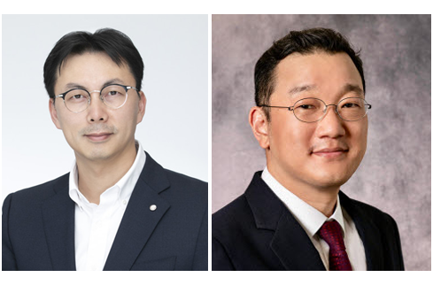 (사진 왼쪽부터) 김정태 한국다이이찌산쿄 대표와 김준일 한국아스텔라스제약 대표