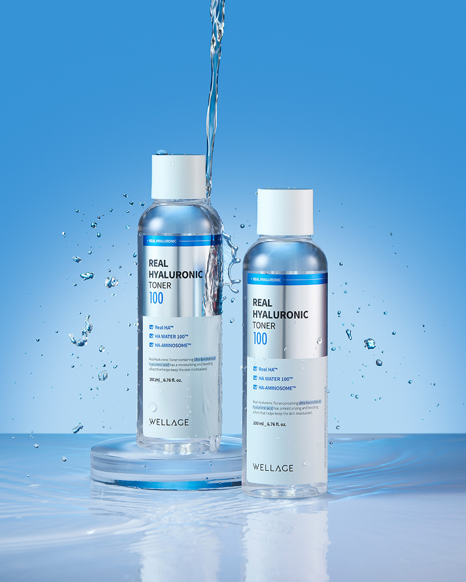 휴젤 웰라쥬 신제품인 '리얼 히알루로닉 100 토너' 