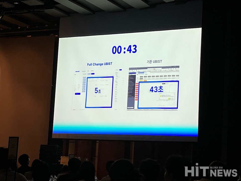 풀 체인지된 유비스트와 기존 유비스트 비교 / 사진=현정인 기자