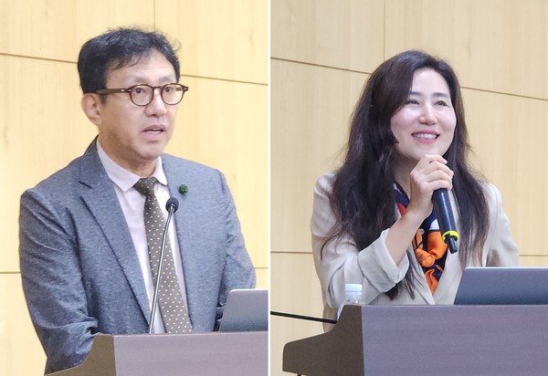 숙명여자대학교 경영전문대학원 이동한(왼쪽) 교수, 한국보건복지인재원 김양우 교수